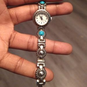 *5/25* LA Express Southwestern style turquoise watch
